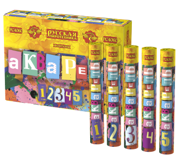 Акварель Фонтан пиротехнический купить в Закаменске | zakamensk.salutsklad.ru