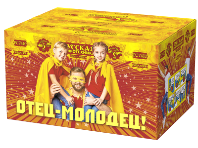 Отец-молодец! Батарея салютов купить в Закаменске | zakamensk.salutsklad.ru