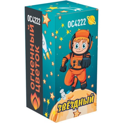 Звездный Пиротехнический фонтан купить в Закаменске | zakamensk.salutsklad.ru